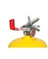 Amerex portable fire extinguisher with sodium chloride, 30 lbs, type D (sodium, potassium or magnesium fires), with wall hook