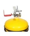 Amerex portable fire extinguisher with sodium chloride, 30 lbs, type D (sodium, potassium or magnesium fires), with wall hook