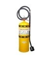 Amerex portable fire extinguisher with sodium chloride, 30 lbs, type D (sodium, potassium or magnesium fires), with wall hook