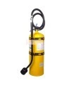 Amerex portable fire extinguisher with sodium chloride, 30 lbs, type D (sodium, potassium or magnesium fires), with wall hook