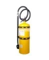 Amerex portable fire extinguisher with sodium chloride, 30 lbs, type D (sodium, potassium or magnesium fires), with wall hook
