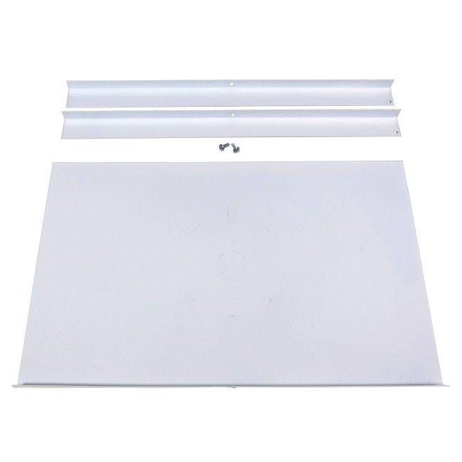 Green Running Man LED emergency exit sign. Steel, with battery ...