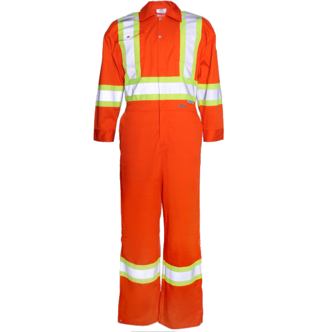Combinaison orange avec bande réfléchissante Combinaison orange avec bande réfléchissante