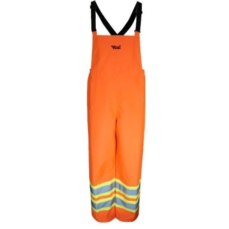 Pantalon pour conditions extrêmes Handyman 300D orange haute visibilité, bandes argent et jaunes, conforme à la CSA (S à 3XL)