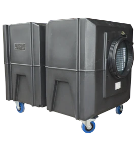 BULLDOG portable air scrubber with  two speed. Ideal for asbestos abatement & decontamination workzone