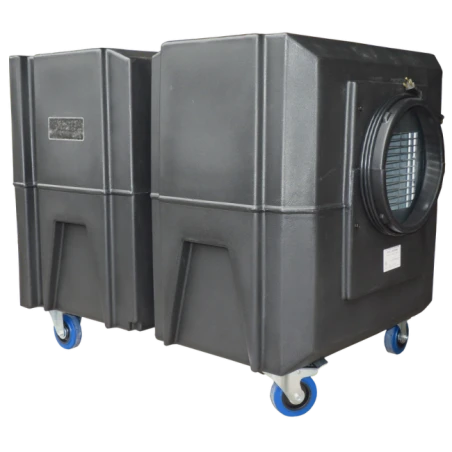 Purificateur d’air portable BULLDOG à  deux vitesses. Débit de 1300 cfm à 2000 cfm pour désamiantage et décontamination