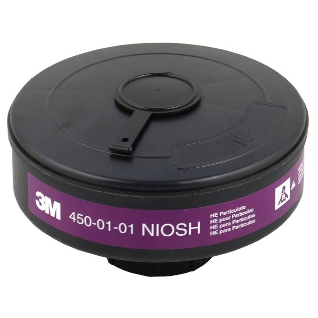 Filtre 3M haute efficacité avec obturateurs pour masque complet de protection respiratoire à épuration d’air motorisé Powerflow. Filtre 3M haute efficacité avec obturateurs pour masque complet de protection respiratoire à épuration d’air motorisé Powerflow.