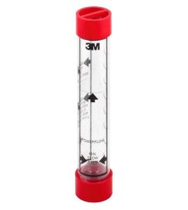 3M airflow indicator with printed markings to be used with 3M Powerflow and Breathe Easy powered air purifying respirators.