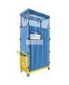 HEPA ZONE 24 containment unit with battery-powered negative pressure air scrubber, for asbestos abatement.