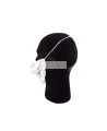 Beard net, white mesh (100/pkg).