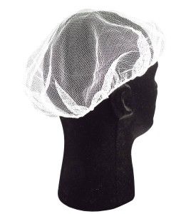 Filet en nylon blanc , pq/100  