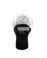 Bonnet jetable blanc 21 po.(100)