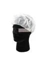 Bonnet jetable blanc 21 po.(100)