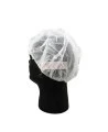 Bonnet jetable blanc 21 po.(100)