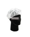 Bonnet jetable blanc 21 po.(100)