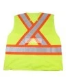 Veste de circulation jaune fluo, 4 grandeurs, conforme CSA Z96-15 classe 2 niveau 2, 4 poches.
