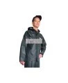Manteau imperméable Viking Journeyman en polyester recouvert de PVC vert pour conditions extrêmes (S à 3XL)