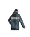 Manteau imperméable Viking Journeyman en polyester recouvert de PVC vert pour conditions extrêmes (S à 3XL)