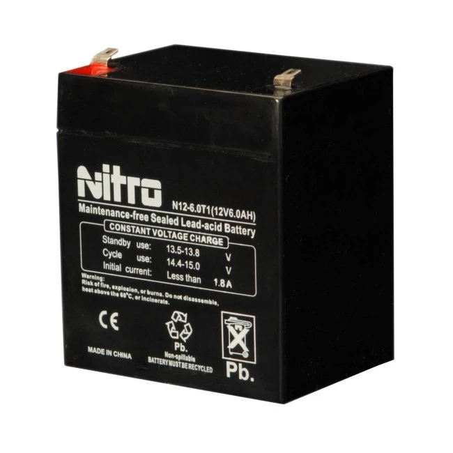 Batterie 12 volts 5 ampères pour unité d'éclairage