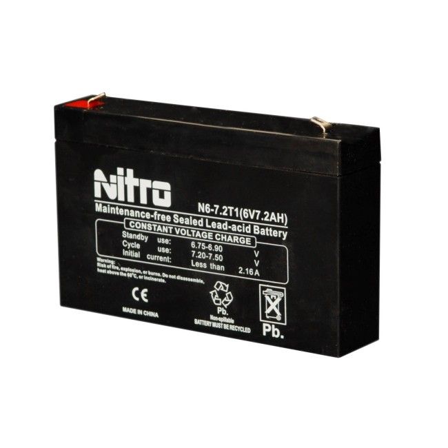 Battery 6 V 7 Ah 42 W for emergency lighting unit Battery 6 V 7 Ah 42 W for emergency lighting unit