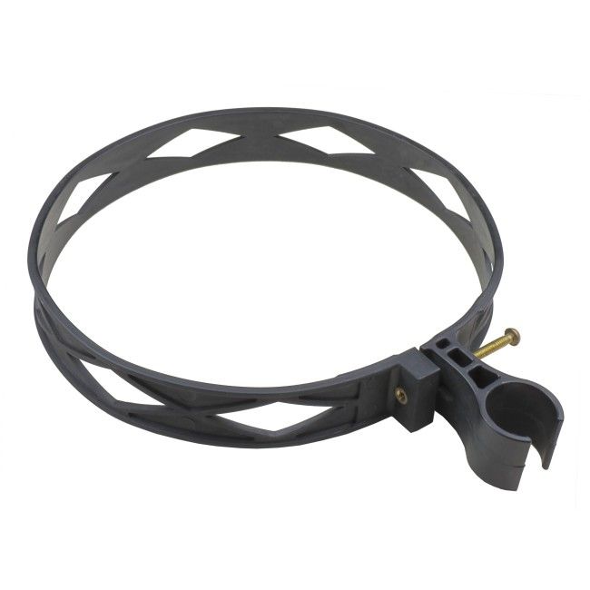 Ceinture d'extincteur robuste en plastique noir, pour extincteurs de 20 lb au dioxyde de carbone (CO2). Ceinture d'extincteur robuste en plastique noir, pour extincteurs de 20 lb au dioxyde de carbone (CO2).