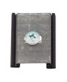 Kit of 8 glass clips for clear acrylic panels of fire extinguisher cabinets and fire hose cabinets.