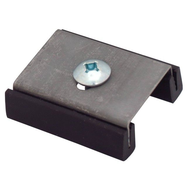 Ensemble de 8 attaches pour les panneaux en acrylique des cabinets encastrés pour extincteurs ou boyaux d'incendie.