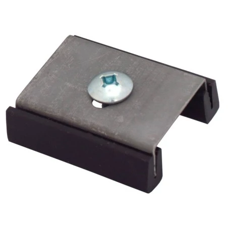Kit of 8 glass clips for clear acrylic panels of fire extinguisher cabinets and fire hose cabinets.