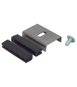 Ensemble de 8 attaches pour les panneaux en acrylique des cabinets encastrés pour extincteurs ou boyaux d'incendie.