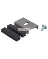 Kit of 8 glass clips for clear acrylic panels of fire extinguisher cabinets and fire hose cabinets.