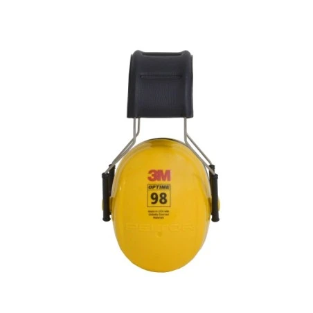 Coquille antibruit 3M model H9A, couleur jaune, 25 dB, Optime 98