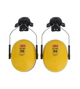 Coquille antibruit 3M pour casque de sécurité, 23 dB, Optime 98.