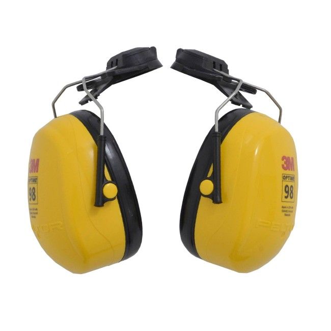 Earmuff PELTOR (3M) cap attached, average attenuation 23 dB, Optime 98. Earmuff PELTOR (3M) cap attached, average attenuation 23 dB, Optime 98.