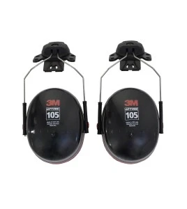 Coquille antibruit 3M pour casque de sécurité, 27 dB. optime 105.