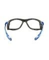 Lunette de sécurité Virtua avec joint en mousse de 3M 11872. Lentille claire recouvert d'un revêtement antibuée. CSA.