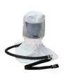 Full kit, tyvek hood, harness, tube and belt for supply air.