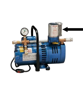 Filtre de sortie HEPA 0,3 micron pour pompe à air ambiant basse pression d’Allegro pour RA9806, RA9821 et RA9832