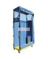 HEPA ZONE 24 containment unit with battery-powered negative pressure air scrubber, for asbestos abatement.