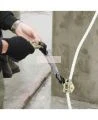 E4 automatic rope grab with panic lock, 2 ft lanyard, for 99 to 253 lb workers