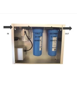 Filtre primaire pour particules de 20 µm et +. Conçu pour pompe de filtration de douche de décontamination d'amiante TeleShower