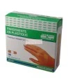 Pansements en plastique beige, 2 x 7.5 cm (3/4 x 3 po), 100/bte.