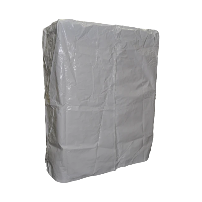 Protective storage cover for HEPA ZONE 24 portable work enclosure.