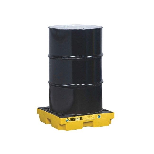 Plateforme de rétention pour contrôle des déversements, pour 1 baril, capacité 12 gallons US (45,5 litres). Plateforme de rétention pour contrôle des déversements, pour 1 baril, capacité 12 gallons US (45,5 litres).