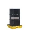 Drum accumulation center for spill control, fits 1 drum, capacity 12 US gallons (45.5 liters).