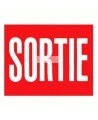 Affiche française d’urgence et d’incendie «Sortie» en vinyle autocollant