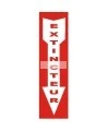 French emergency "Extinguisher" sign in various sizes, shapes, materials & languages + optional features