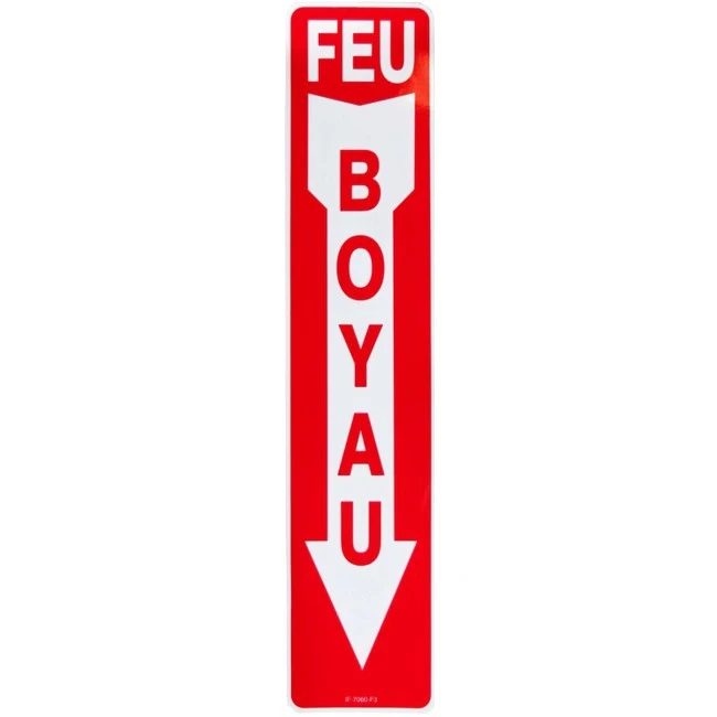 Affiche d’urgence et d’incendie «Feu Boyau» en divers formats, matériaux, langues & éléments optionnels Affiche d’urgence et d’incendie «Feu Boyau» en divers formats, matériaux, langues & éléments optionnels