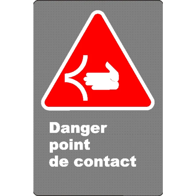 CSA-Danger-Point-of-Contact-Sign-ECD415-Aluminum-Plastic-Vinyl