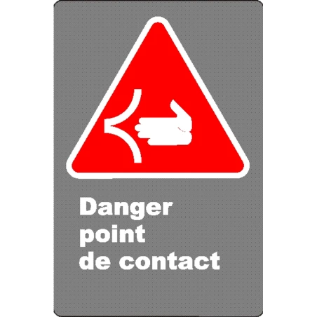 CSA-Danger-Point-of-Contact-Sign-ECD415-Aluminum-Plastic-Vinyl