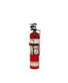 Portable fire extinguisher with powder, 2.5 lbs type ABC, ULC 1A-10BC, with vehicle hook.
